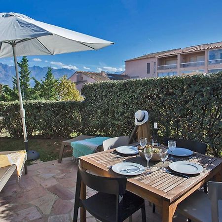 Mare Appart Avec Jardin Et Bbq Vue Mer Et Montagne Plage Et Port A 2 Pas Calvi  Exteriör bild