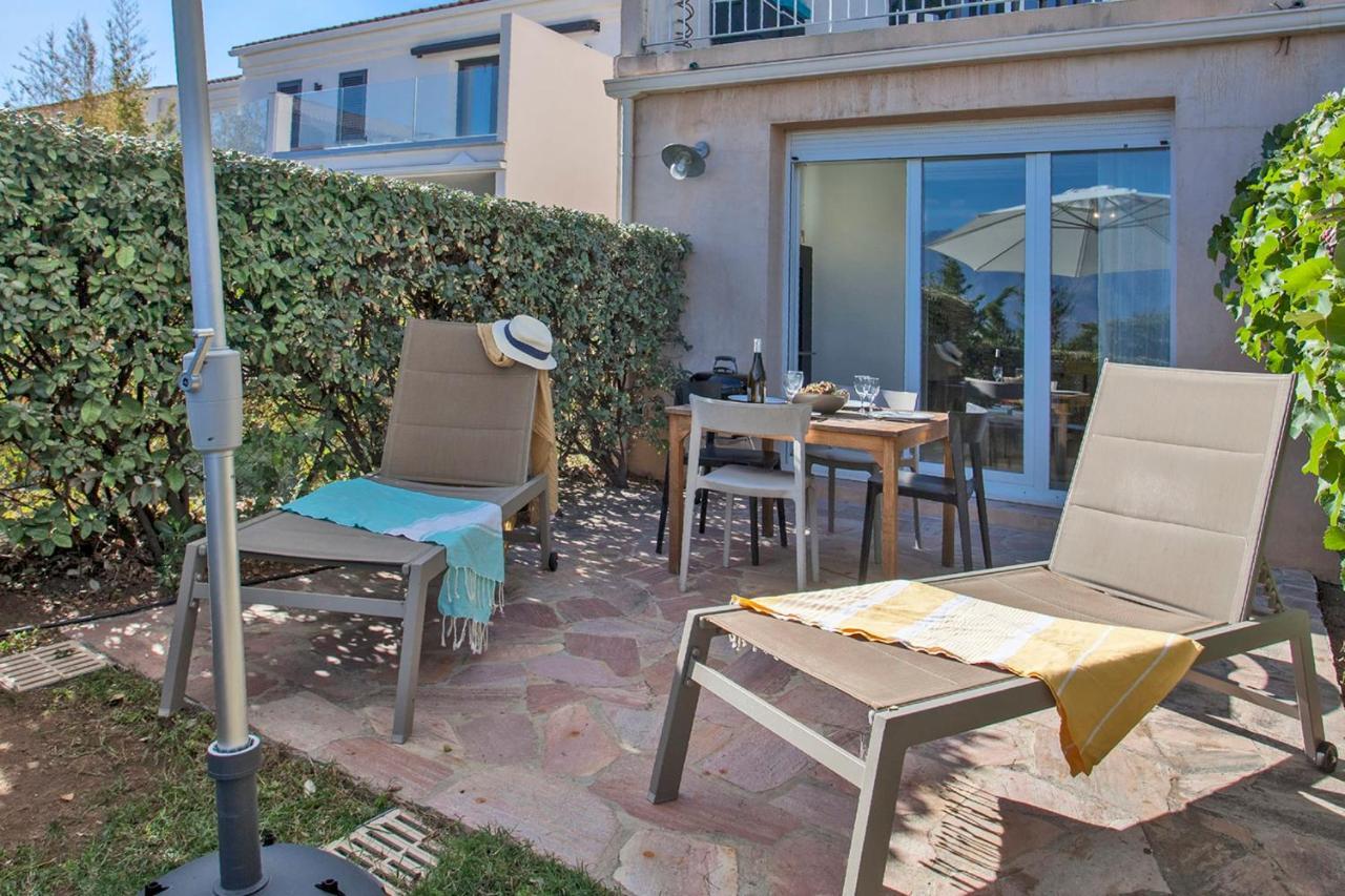 Mare Appart Avec Jardin Et Bbq Vue Mer Et Montagne Plage Et Port A 2 Pas Calvi  Exteriör bild